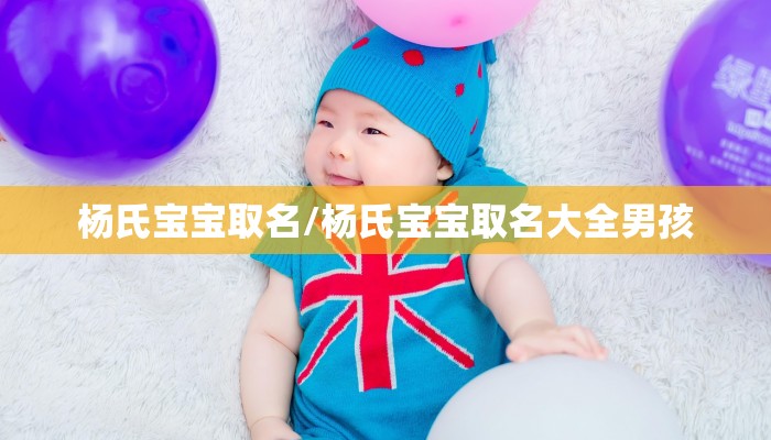 杨氏宝宝取名/杨氏宝宝取名大全男孩