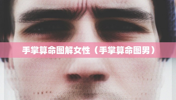 手掌算命图解女性（手掌算命图男）
